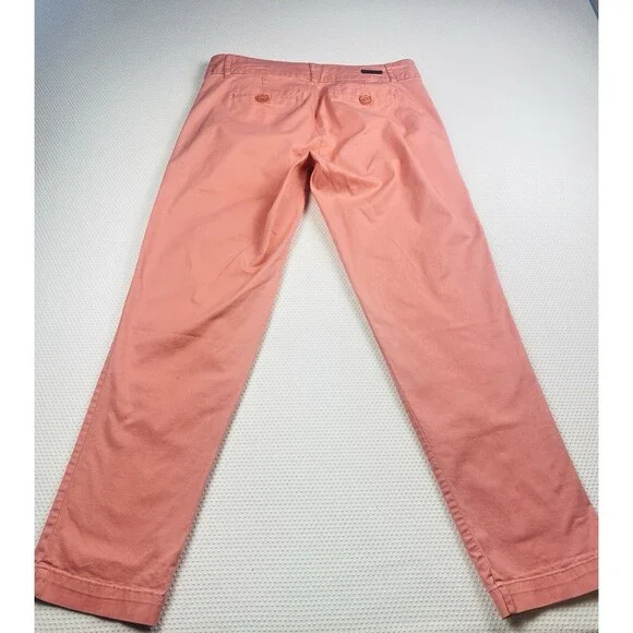 Kut From The Cloth Melon Pink Chino Trousers Pants Women's Size 0 - KC330MA3SF - Picture 2 of 10